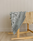 Forest + Green Stripes Muslin Quilt