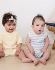Yellow Cardigan Bloomer Set