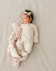 Pink Bow Plush Blanket Mebie Baby