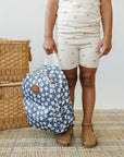 Green Floral Mini Backpack