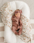 Meadow Floral Muslin Swaddle Blanket