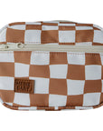 Rust Wavy Checkered Mini Fanny Pack
