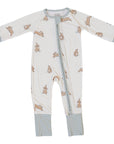 Bunny Ribbed Bamboo Zipper