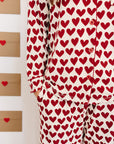 Adult Hearts Pajama Set