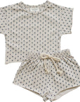 Berry Floral Short Set