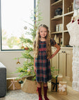 Christmas Plaid Smocked Dress Mebie Baby