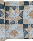 Patchwork Print Muslin Swaddle Blanket Mebie Baby