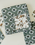 Southwest Aztec + Outlaw Cowboy Muslin Quilt