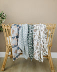 Southwest Aztec Muslin Swaddle Blanket