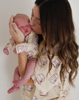 Women's Boxy Tee Lounge Set | Milk forever french baby