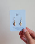 Miraculous Medal Earrings // Gold