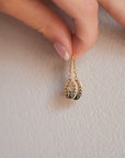 Miraculous Medal Earrings // Gold