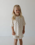 Child Terry Short Set | Coconut Milk