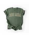 Dog Mom Varsity Neutral Tee