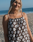 Women's Muslin Sleeveless Dress | Seashells