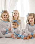 Ditsy Blue Floral Zippy