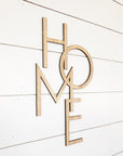 Home Wooden Wall Sign