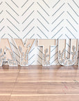 Wildflower Alphabet Lettering - ONE letter