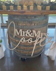 Mr & Mrs Last Name Sign