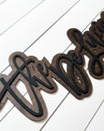 Custom 3D name sign