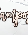 Custom 3D name sign