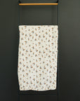 Cream Floral Muslin Quilt