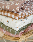 Gingham Muslin Quilt Mebie Baby