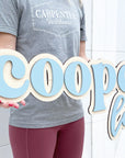 Custom 3D name sign