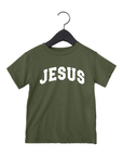 Jesus - Christmas Colors Kids Tee