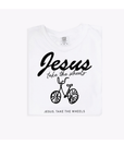 Jesus Take the Wheels Adult Tee