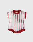 Knit Romper | Picnic Pinstripe