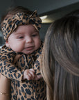 Bamboo Head Wrap | Leopard forever french baby