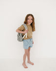 Green Daisy Mini Backpack