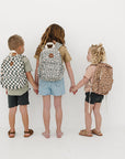 Green Checkered Mini Backpack