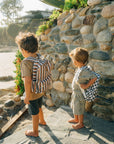 Green Checkered Mini Backpack