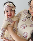 Women's Boxy Tee Lounge Set | Milk forever french baby