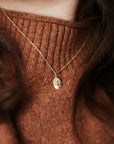 Miraculous Medal Necklace // Gold