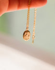 Miraculous Medal Necklace // Gold