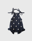 Knit Ruffle Romper | Emery