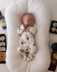 Bamboo Zip Pajamas | Sushi