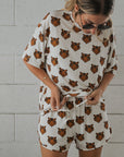 Women's Bamboo Short Set | Tigers forever french baby
