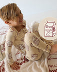 Bamboo Two Piece Pajamas | Milk