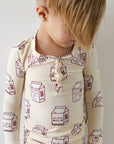 Bamboo Two Piece Pajamas | Milk