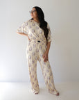 Women's Boxy Tee Lounge Set | Milk forever french baby