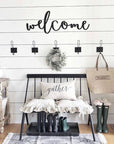 Welcome Wooden Sign