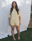 Women's Bamboo Short Set | Citron