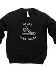 Kicks Over Chicks Sweatshirt Saved by Grace Co.