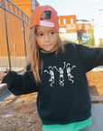 Dancing Skeletons Sweatshirt Saved by Grace Co.