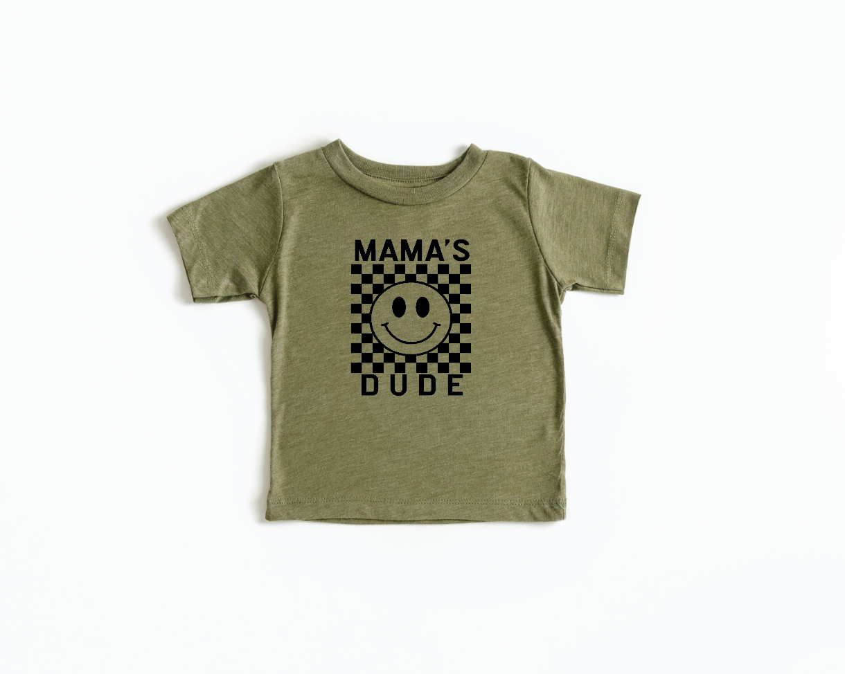 Dude Checkered Tee Dude Checkered Tee