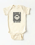 Mama's Dude Checkered Onesie Saved by Grace Co.